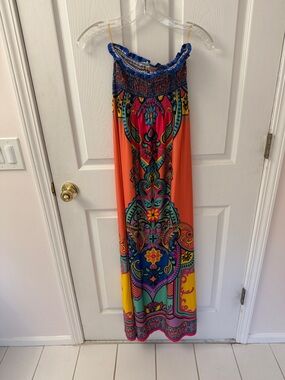 Flying Tomato Strapless Bohemian Dress